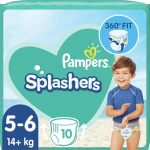 8x Pampers Splashers Zwemluiers Maat 5 (14 kg+) 10 stuks