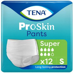 4x TENA Proskin Pants Super S 12 stuks