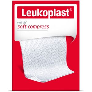 3x Leukoplast Cutisoft® Verbandgaas 7,5 cm x 7,5 cm 12 stuks