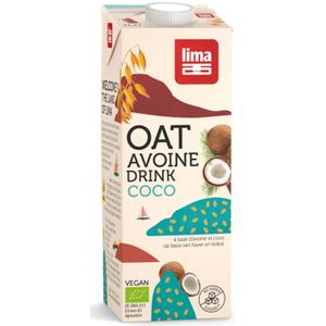 3x Lima Haverdrink Kokos Bio 1 liter