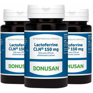 3x Bonusan Lactoferrine 150 mg 60 capsules