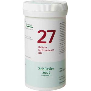 2x Pfluger Schussler Zout nr 27 Kalium Bichromicum D6 400 tabletten