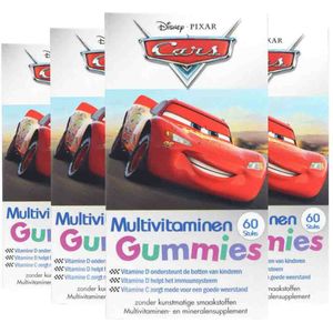 Disney - Multivitaminen Cars - 60 Gummies - Zonder Kunstmatige Kleur- en Smaakstoffen