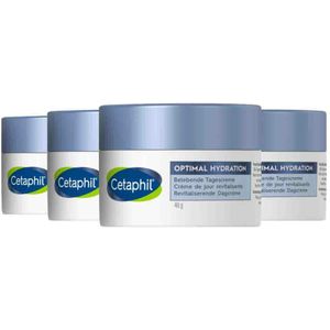 4x Cetaphil Optimal Hydration Healthy Glow Dagcrème 48 gr