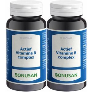 2x Bonusan Actief Vitamine B Complex 60 capsules