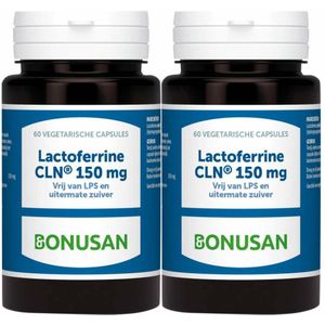 2x Bonusan Lactoferrine 150 mg 60 capsules