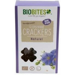 Biobites Crackers Raw Naturel Bio 2 stuks