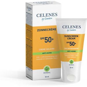 2x Celenes Herbal Zonnebrandcreme SPF 50+ Anti Aging 50 ml