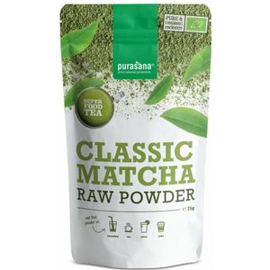 3x Purasana Matcha Classic Raw Powder 75 gr