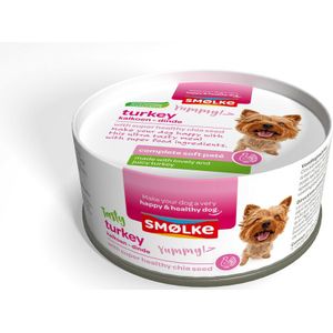 1+1 gratis: Smolke Hondenvoer Soft Paté Kalkoen 125 gr