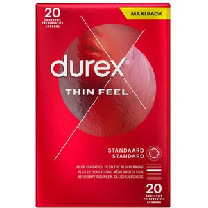 6x Durex Condooms Thin Feel 20 stuks