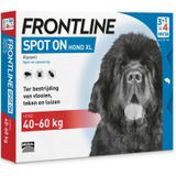 Frontline Spot On Anti Vlooien en Teken Druppels Hond 40 - 60 kg 4 pipetten