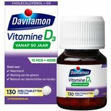 Davitamon - Vitamine D3 - 130 Smelttabletten - Voor 50 Jaar en Ouder