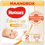 2x Huggies Ultra Comfort Luiers Maat 2 (3 - 6 kg) 210 stuks