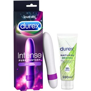 Durex Vibrator Orgasm Intense en Glijmiddel Natural Pakket