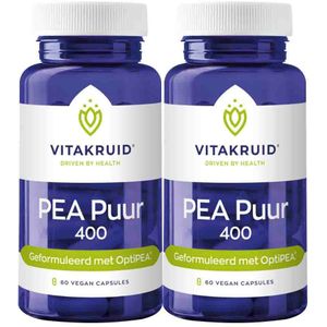 2x Vitakruid Pea Puur 400 60 vegacapsules