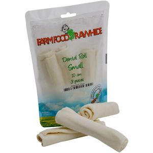 6x Farmfood Rawhide Dental Roll S 3 stuks