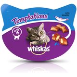 Whiskas Temptations Kattensnack Zalm 60 gr
