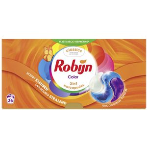 Robijn Wascapsules 3-in-1 Color 26 stuks