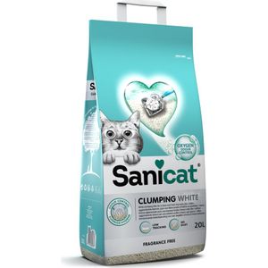 Sanicat Kattenbakvulling Clumping White 20 liter
