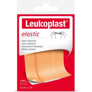 6x Leukoplast Pleister Elastiek 1 meter