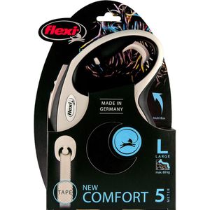 Flexi Rollijn New Comfort Tape 5 mtr tot 60 kg Zwart