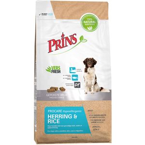 Prins ProCare Hypoallergeen Haring - Rijst Hondenvoer 12 kg