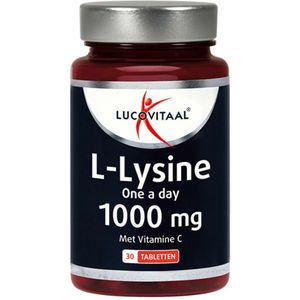 2+2 gratis: Lucovitaal L-Lysine 1000mg One a Day 30 tabletten