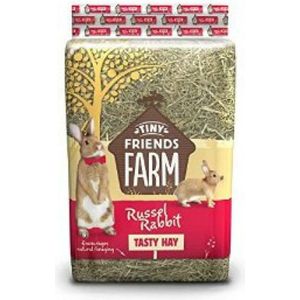 5x Tiny Friends Farm Russel Konijn Tasty Hooi 2 kg