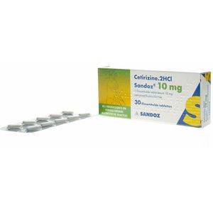 Sandoz Cetirizine 10 mg 30 tabletten