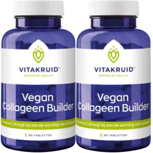 2x Vitakruid Collageen Booster Vegan 90 tabletten