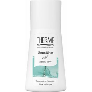 6x Therme Anti-Transpirant Sensitive Spray 75 ml