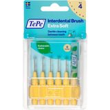 6x TePe Ragers Extra Zacht 0,7 mm Lichtgeel 6 stuks