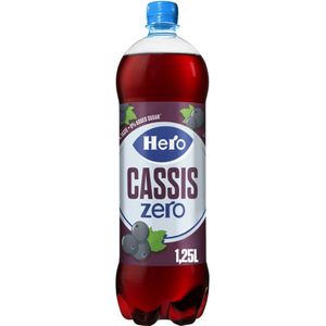 6x Hero Cassis Zero 1,25 liter