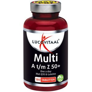 2+2 gratis: Lucovitaal Multi A-Z 50+ 180 tabletten