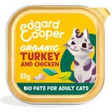 Edgard & Cooper Kattenvoer Adult Pate Biologische Kalkoen 85 gr