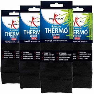 Lucovitaal - Thermosokken - Bamboe - 4x - 43-46