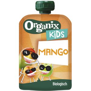 3x Organix Kids Knijpfruit Mango 3+ 100 gr