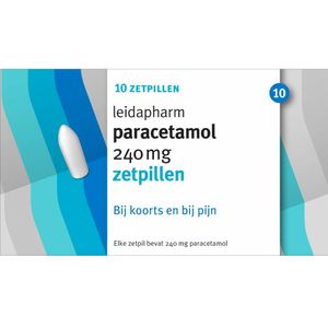 Leidapharm Paracetamol 240 mg 10 stuks