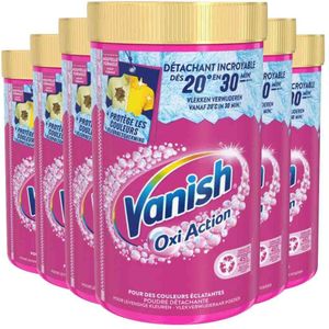6x Vanish Oxi Action Wasbooster Poeder 1410 gr