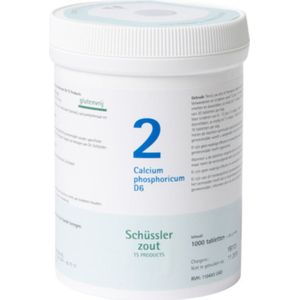 Pfluger Schussler Zout nr 2 Calcium Phosphoricum D6 1000 tabletten