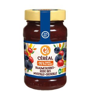 4x Céréal Jam Bosbes & Rode Bes 270 gr