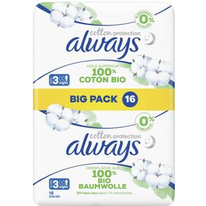 Always Maandverband Bio Cotton Night 48 stuks