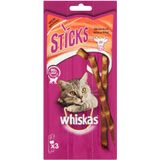 28x Whiskas Sticks Kattensnack Rund 18 gr