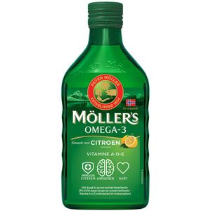 2x Mollers Omega-3 Citroen 250 ml