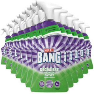 12x Cillit Bang Power Cleaner Schoonmaakspray Universal Ontvetter 750 ml