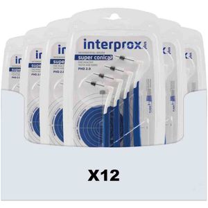 12x Interprox Ragers Plus Super Conical Donkerblauw PHD 2.0 4 stuks