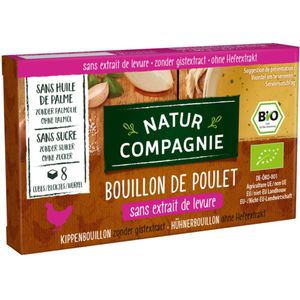 12x Natur Compagnie Kippenbouillon Glutenvrij Bio 8 stuks