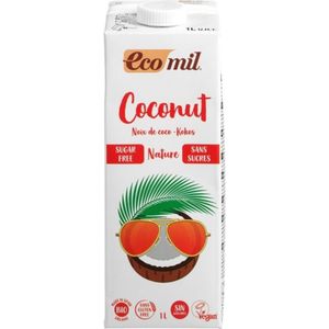 3x Ecomil Kokosmelk Nature Bio 1 liter