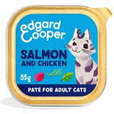 Edgard & Cooper Kattenvoer Adult Pate Zalm - Kip 85 gr